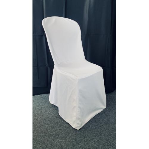 Housse blanche tissu pour chaise